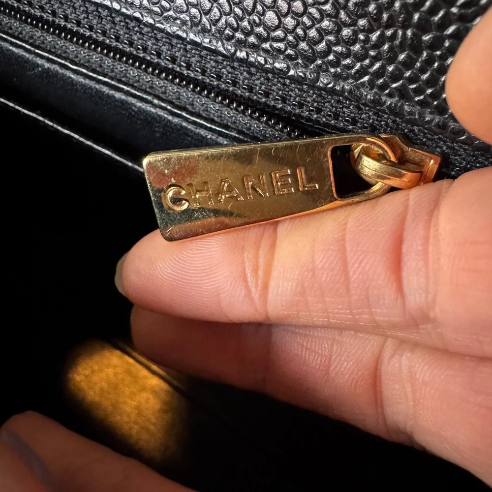 Chanel Rare Flap Box Caviar Bag - Picture 14 of 16